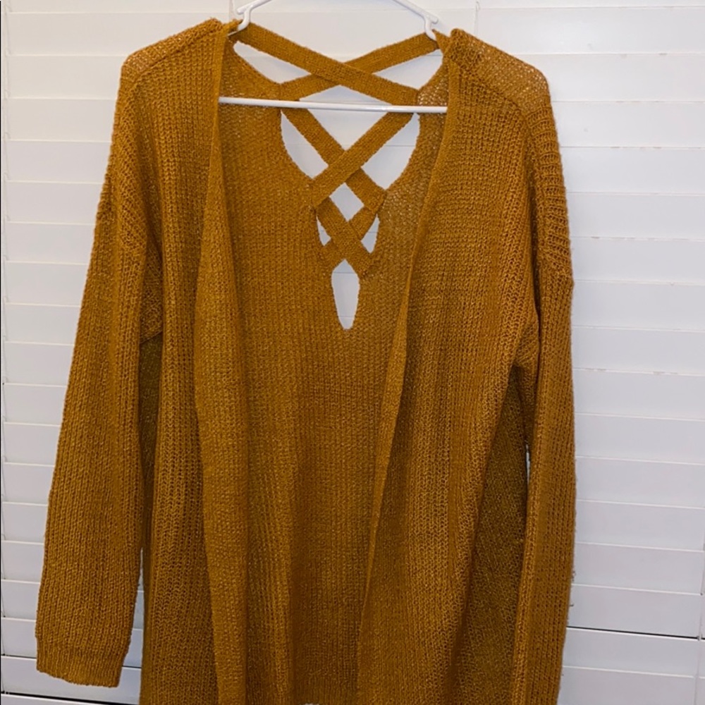 YELLOW CARDIGAN